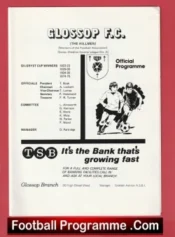 Glossop v Ashton Town 1980