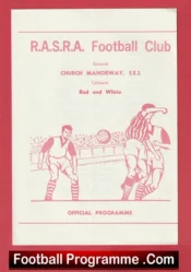 RASRA v Wandsworth 1979 – London Spartan League