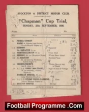 Stockton and District Motor Club – The Chapman Cup Trial 1938
