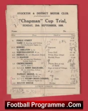 Stockton and District Motor Club – The Chapman Cup Trial 1938