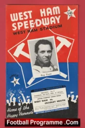 West Ham Speedway v Cradley Heath 1966