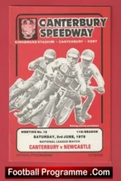 Canterbury Speedway v Newcastle 1978