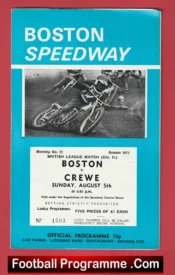 Boston Speedway v Crewe 1973