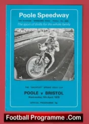 Poole Speedway v Bristol 1978