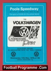 Poole Speedway Grand Prix 1978