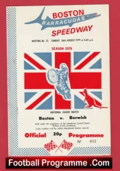Boston Speedway v Berwick 1979