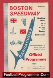 Boston Speedway v Eastbourne 1978