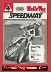 Belle Vue Speedway v Poole 1978