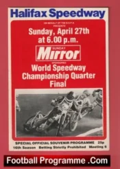 Halifax Speedway Speedway World Championship QF 1980