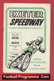 Exeter Speedway v Halifax 1973