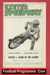 Exeter Speedway v Stars Of The League 1974 – Mauger Boocock