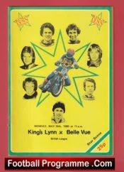 Kings Lynn Speedway v Belle Vue 1980