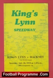 Kings Lynn Speedway v Hackney 1975