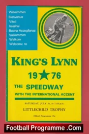 Kings Lynn Speedway International Trophy 1976