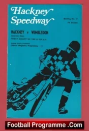 Hackney Speedway v Wimbledon 1969