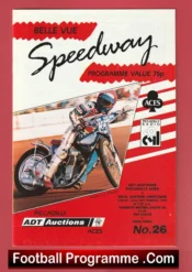 Belle Vue Speedway v Oxford 1989
