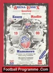 Essex Speedway v Hackney 1988