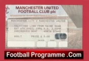 Manchester United v Manchester City 1996 – Beam Back Ticket OT