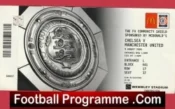 Manchester United v Chelsea 2009 – Community Shield Football Ticket