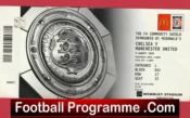 Manchester United v Chelsea 2009 – Community Shield Football Ticket