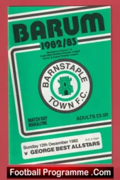 Barnstaple Town v George Best All Stars 1982 – Friendly Game