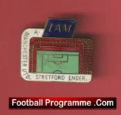 Manchester United Vintage Football Badge Man Utd Badge 1960s