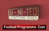 Manchester United Vintage Football Badge Man Utd Badge 1960s