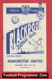 Blackpool v Manchester United 1954 – Man Utd 50’s