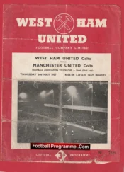 West Ham United v Manchester United 1957 – Youth Cup Final