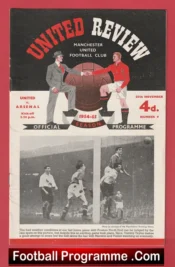Manchester United v Arsenal 1954 – 1950’s Man Utd Albert Scanlon
