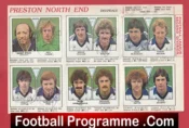 Preston North End Football Club Multi Autographed Multi Signed 1975 Nobby Stiles