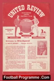 Manchester United v Blackpool 1963 – Emergency Red Issue