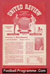 Manchester United v Blackpool 1963 – Emergency Red Issue