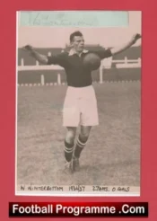 Manchester United Walter Winterbottom Autograph Signed Man Utd