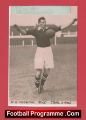 Manchester United Walter Winterbottom Autograph Signed Man Utd
