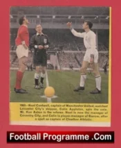 Manchester United Noel Cantwell + Colin Appleton Autograph Signed Man Utd