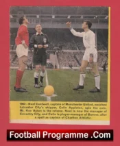 Manchester United Noel Cantwell + Colin Appleton Autograph Signed Man Utd