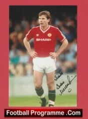 Manchester United Brian McClair Autograph Signed Picture Man Utd