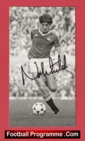 Manchester United Norman Whiteside Autograph Signed Man Utd 1978 – 1989