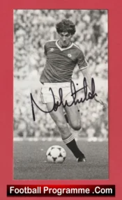 Manchester United Norman Whiteside Autograph Signed Man Utd 1978 – 1989