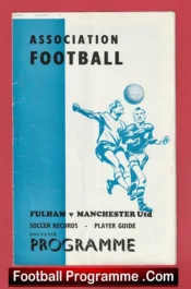 Fulham v Manchester United 1960s – Pirate Football Programmes