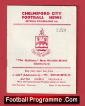 Chelmsford City v Hastings United 1962