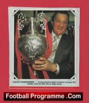 Liverpool Bob Paisley Autograph Signed Football Picture