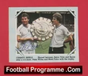 Tottenham Hotspur Peter White Signed Autographed Picture Charity Shield 1981