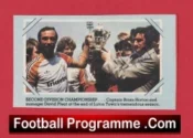 Luton Town David Pleat Manager Signed Autographed Picture 1982
