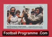 Luton Town David Pleat Manager Signed Autographed Picture 1982