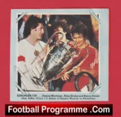 Aston Villa Dennis Mortimer Autograph Signed Football Picture 1982