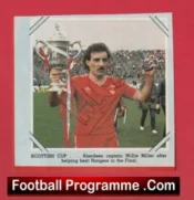 Aberdeen Willie Miller Autograph Signed Football Picture