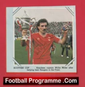 Aberdeen Willie Miller Autograph Signed Football Picture