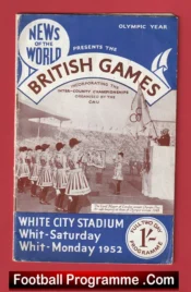 British Olympic Games White City London 1952 – Gordon Pirie Signed